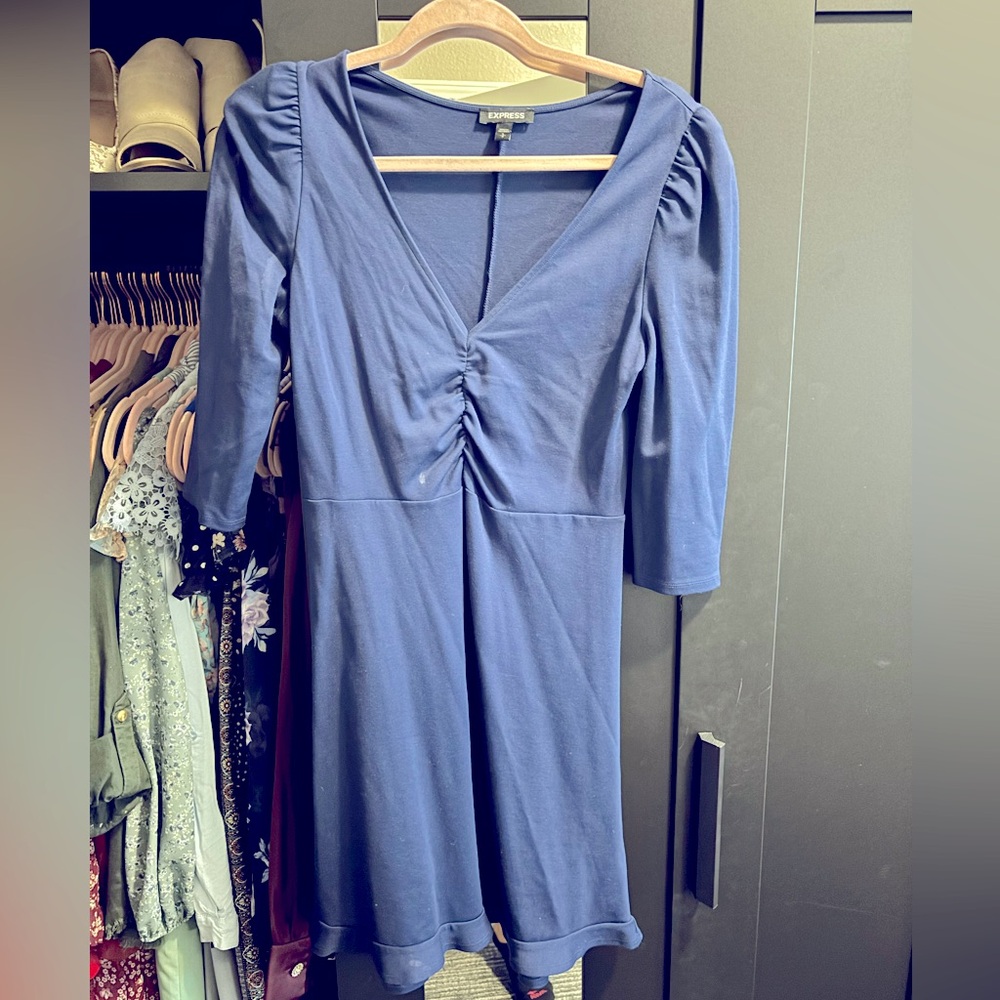 Express Navy Blue Dress